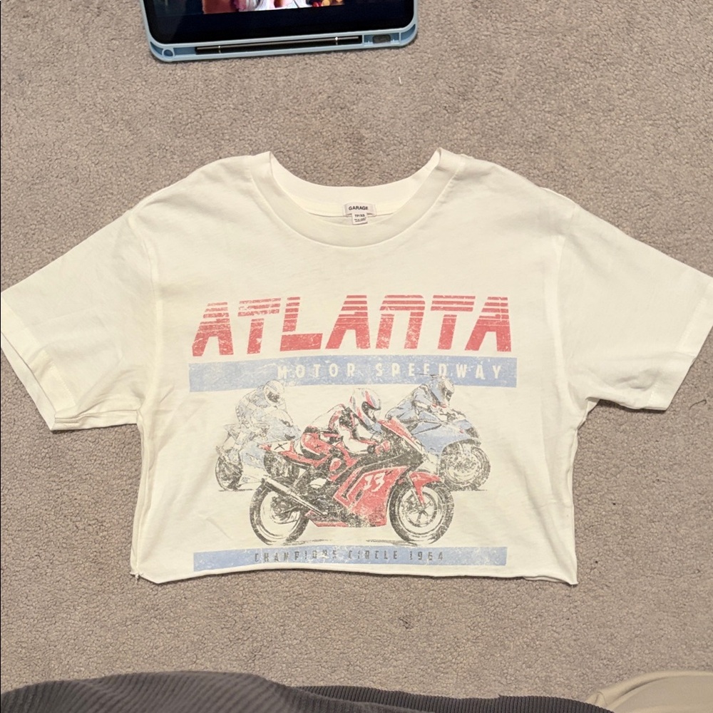 Garage Atlanta Motor Speedway Graphic Cropped Tee